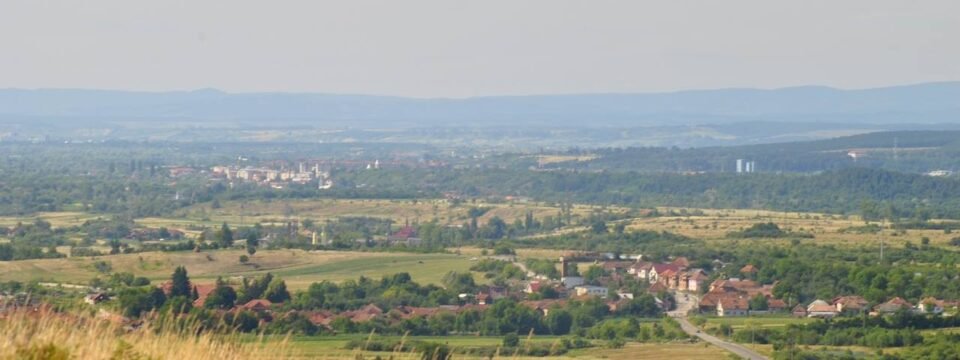 Panoramic view of the Vaşcău and Ștei city
