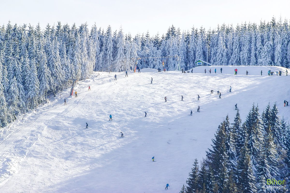 The small ski piste of the Vârtop resort