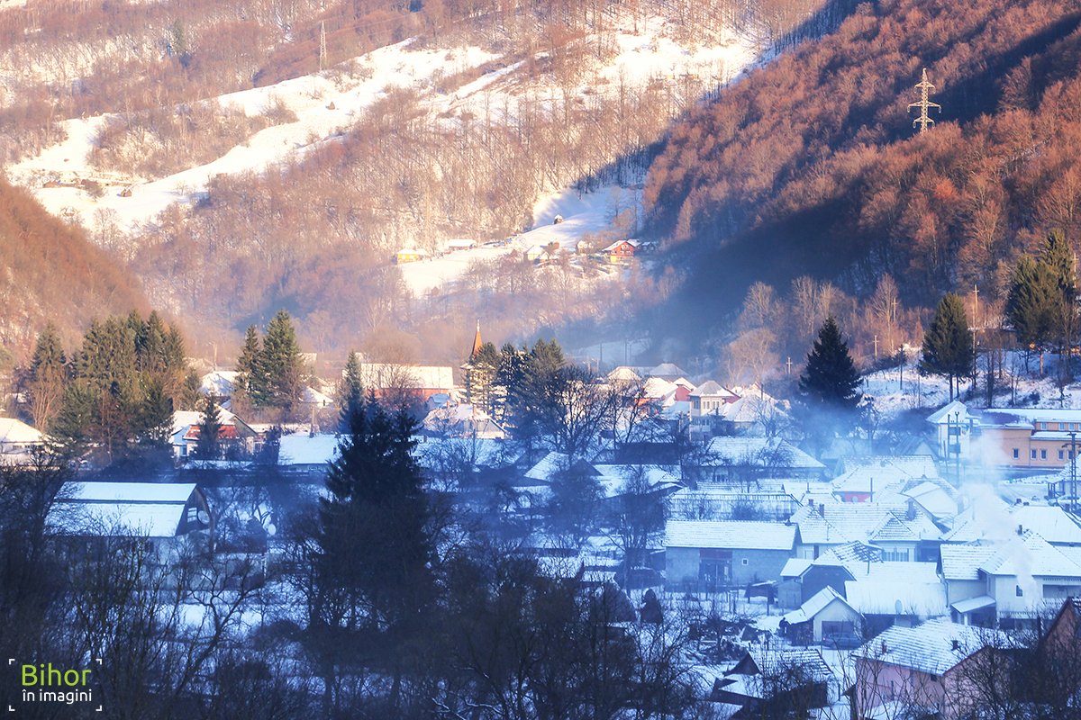 Winter in Remeți village