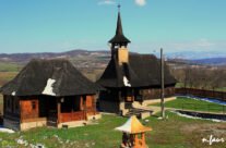 The wooden church in Bratesti village